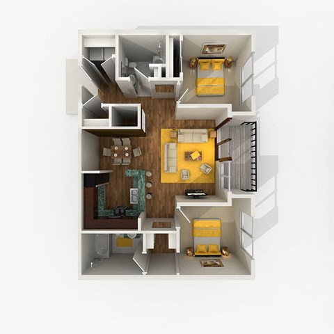 6440 Cedar Plaza Studio-2 Beds Apartment for Rent - Photo Gallery 9